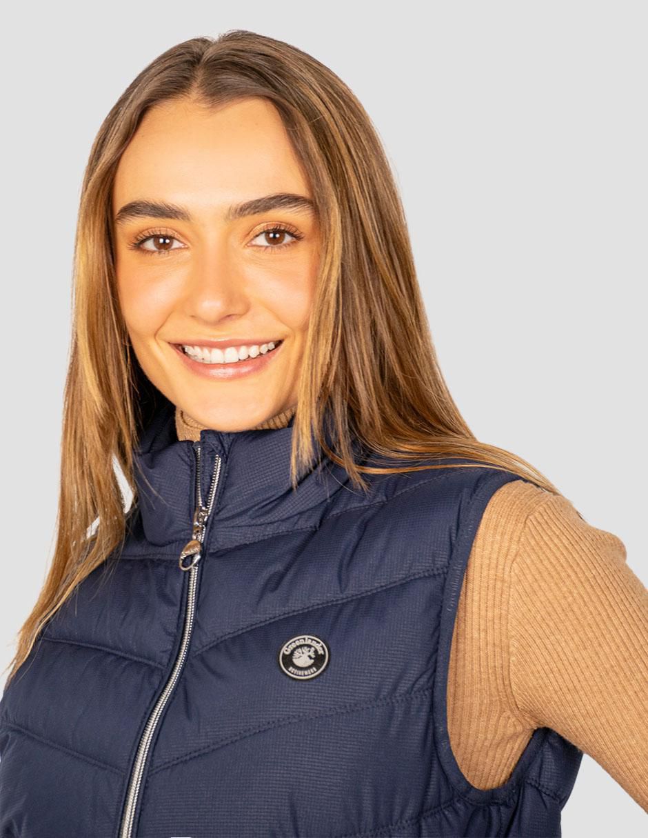"chaleco" greenlander no "de" poliéster "para mujer"