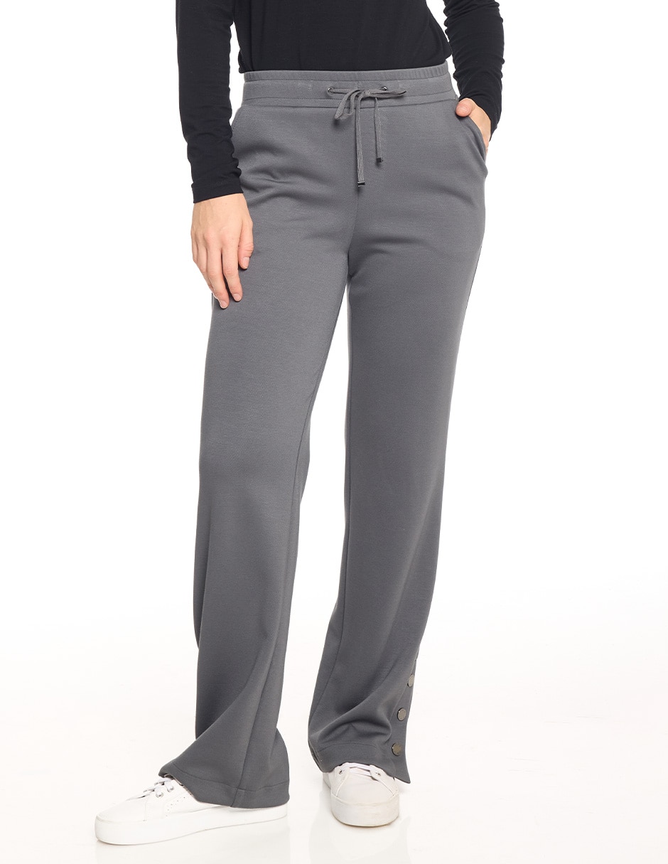 Pants regular Comfort con jareta para mujer