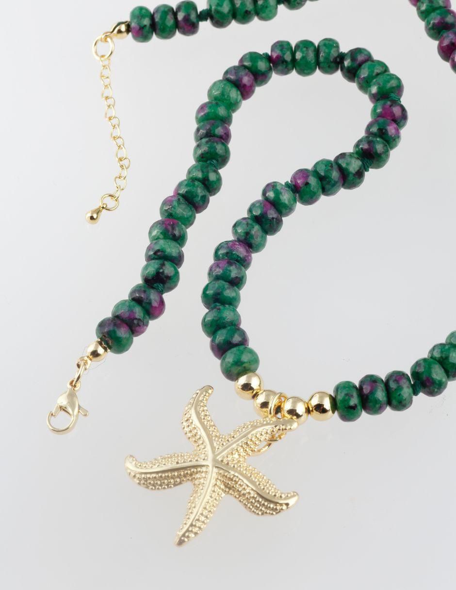 Collar de estrella de mar Verdéa 18 K 4