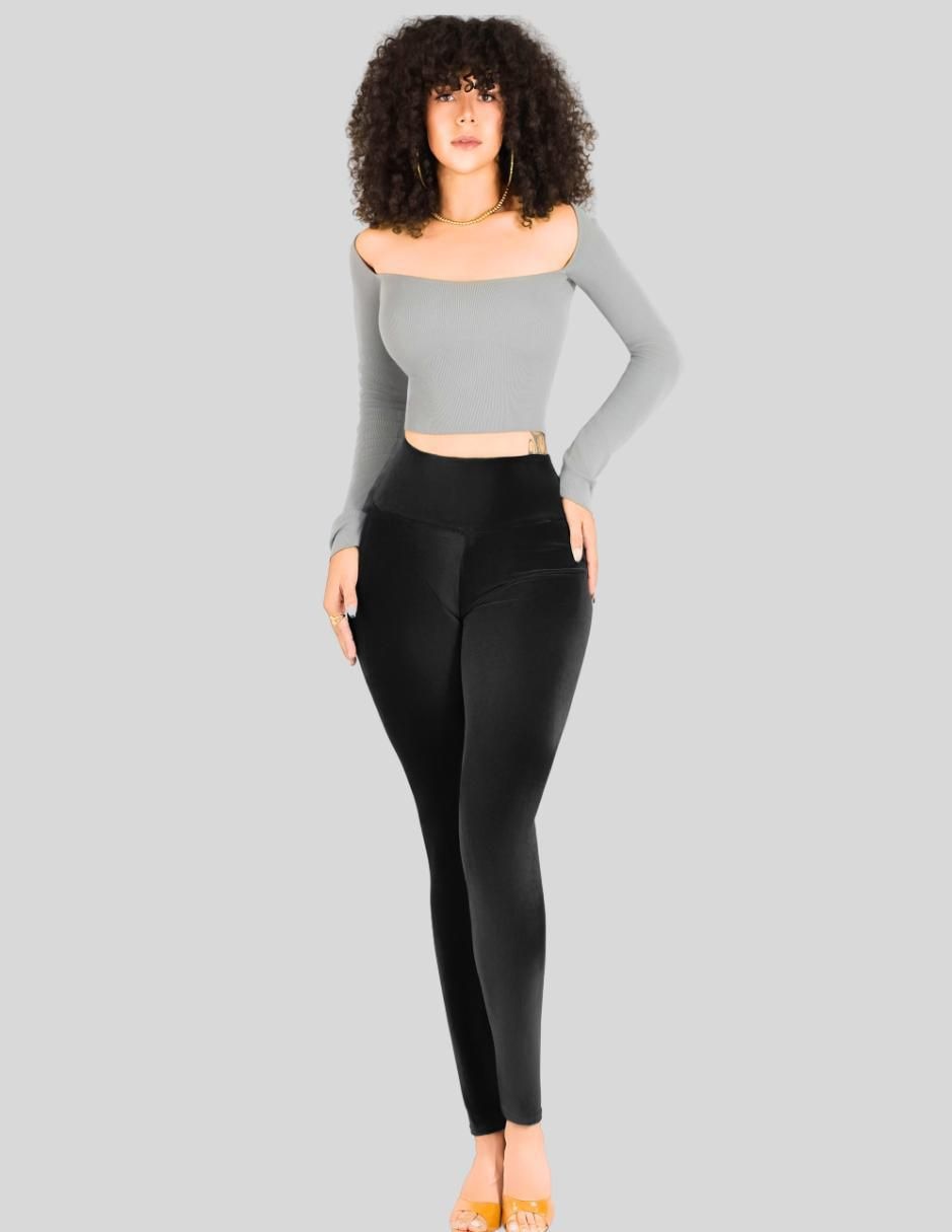 Legging cintura alta con elástico para mujer 2