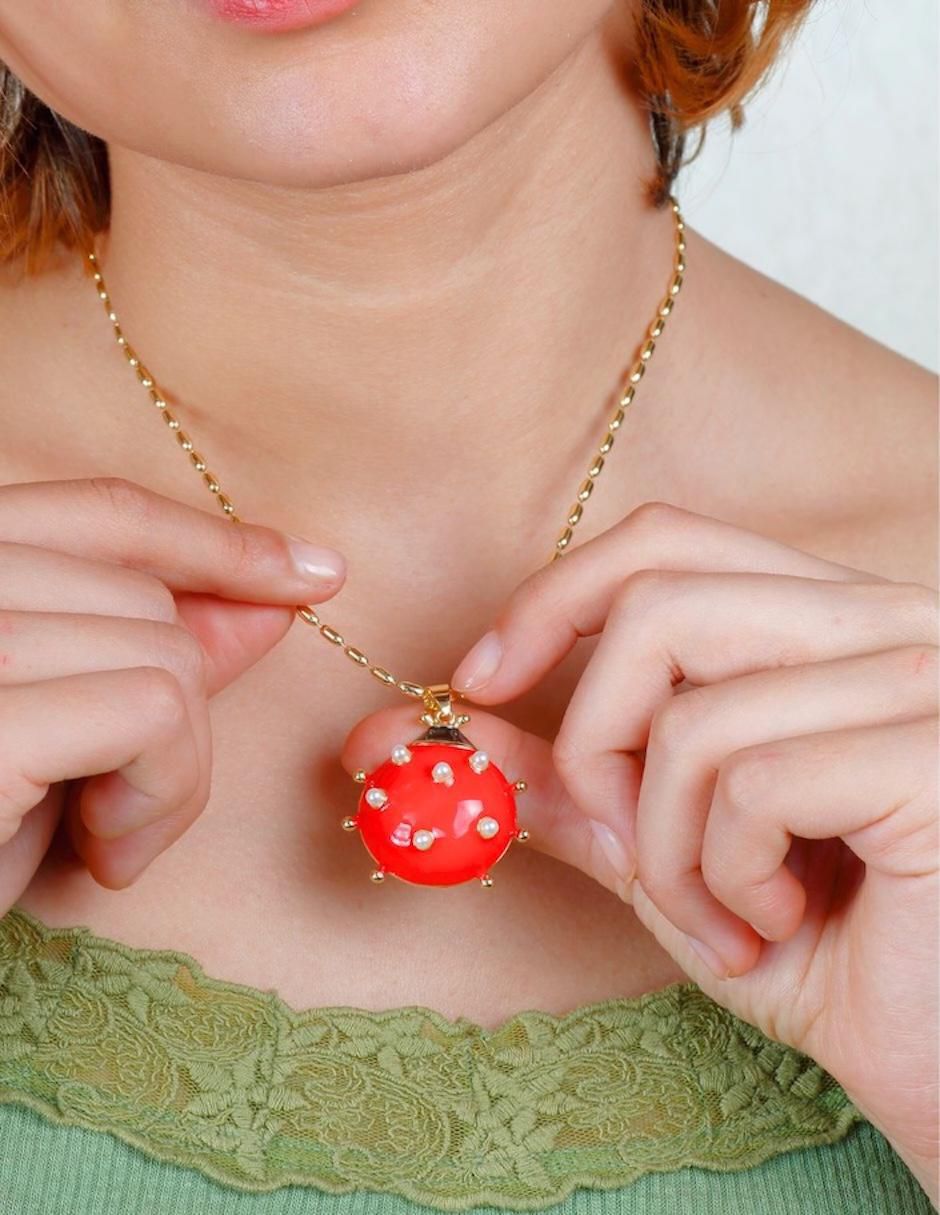 Collar Catarinelle de baño de oro 18 K 6