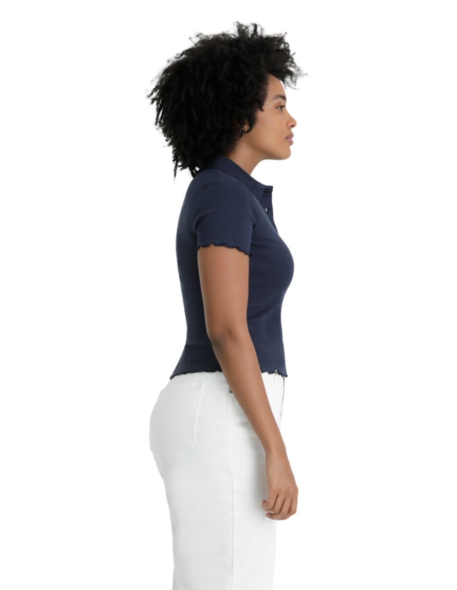 Playera tipo polo para mujer 3