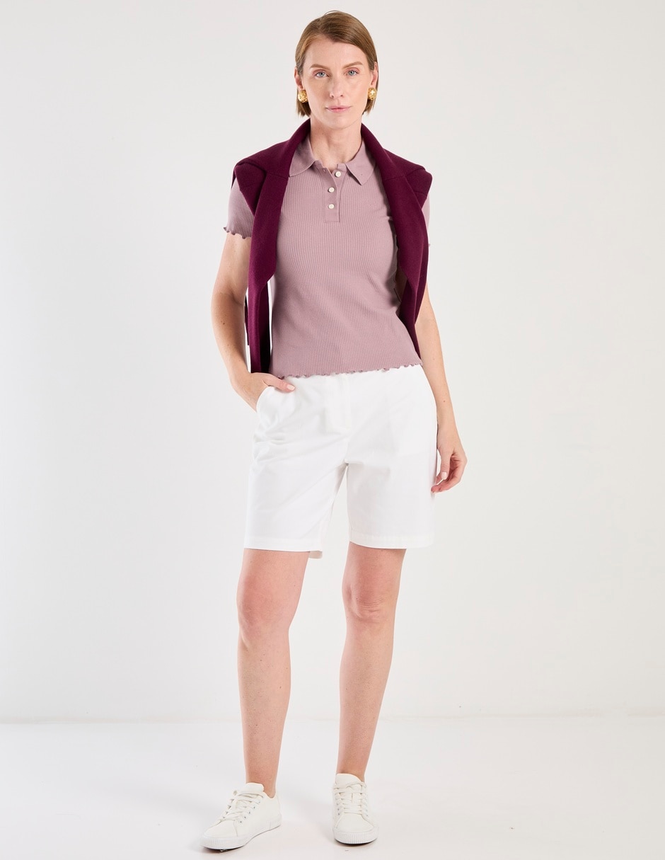 Playera tipo polo para mujer 3