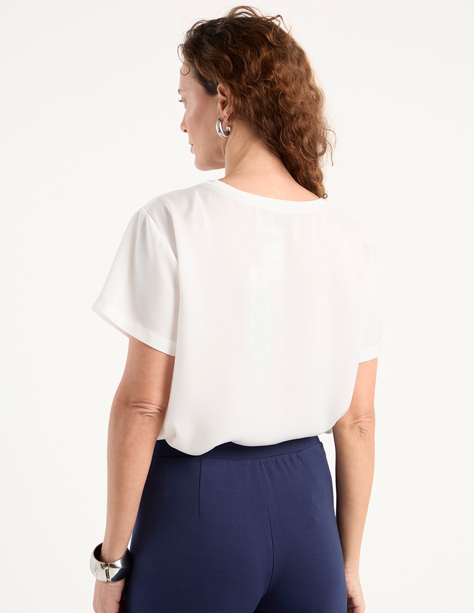 BLUSA LIEB LB2601-014 CON E, XG, MARFIL
