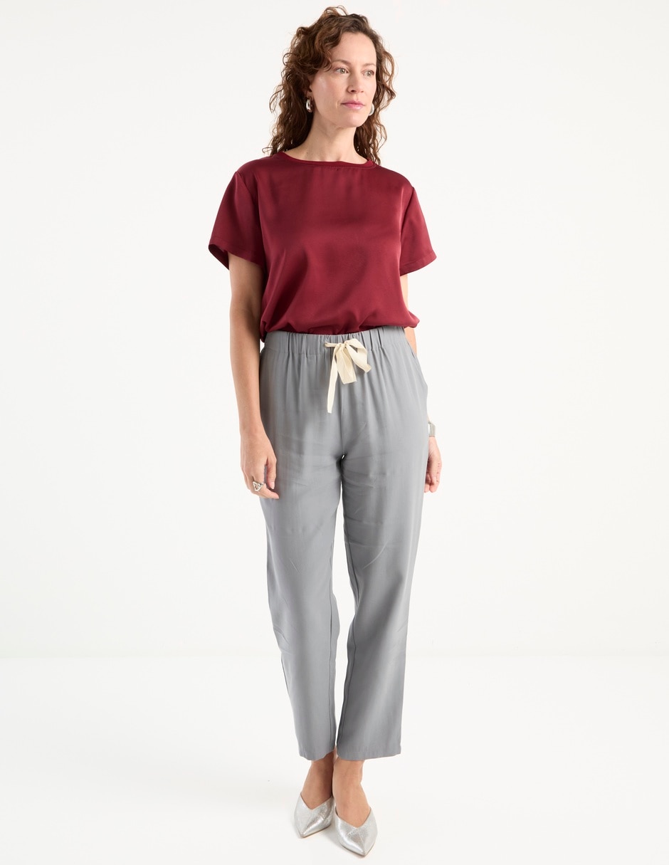 Blusa manga corta para mujer 3