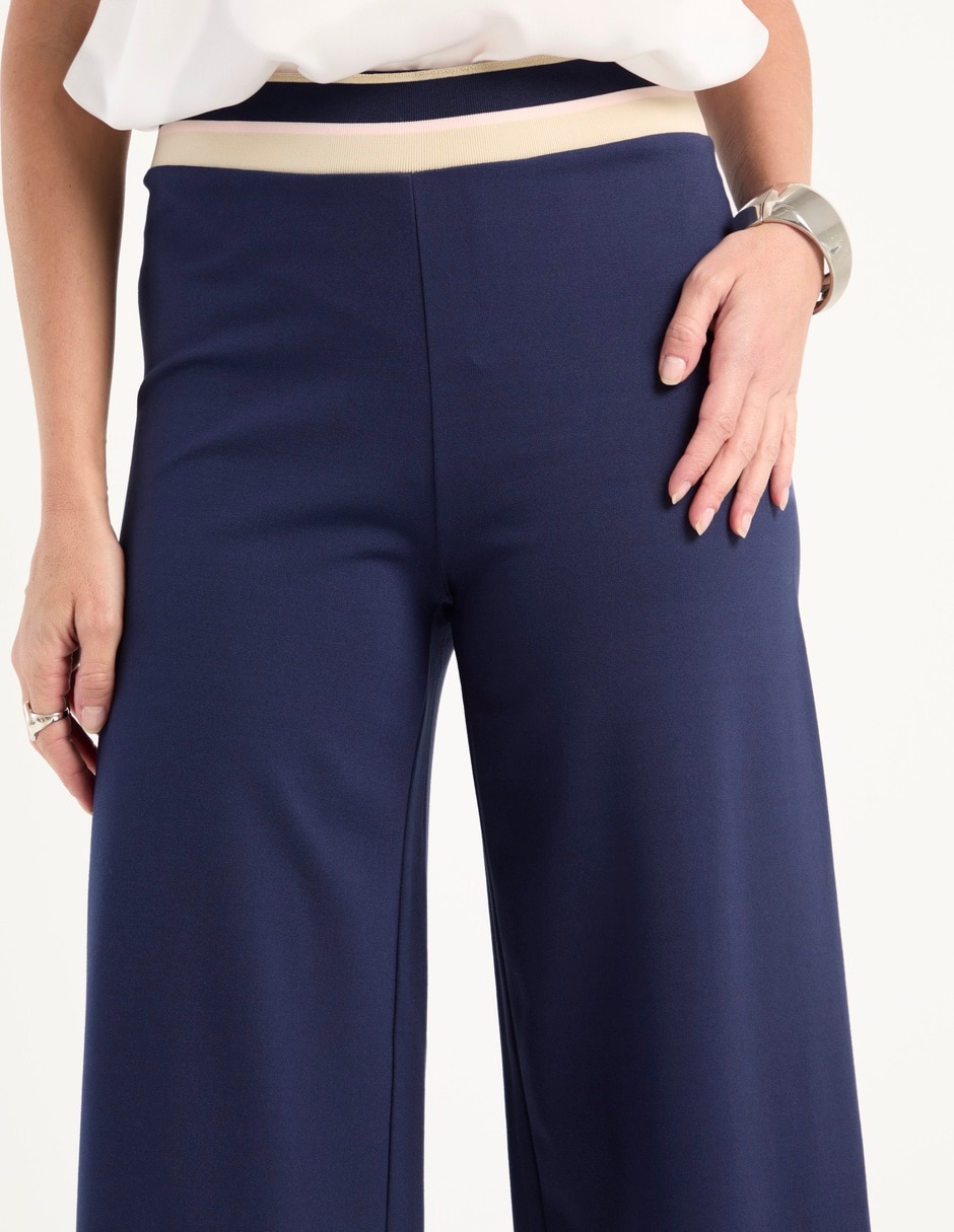 Pantalón coulotte slim para mujer 4