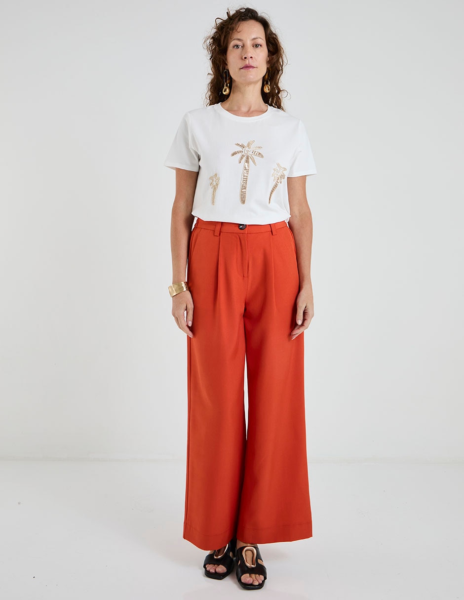 Playera manga corta cuello redondo para mujer 3