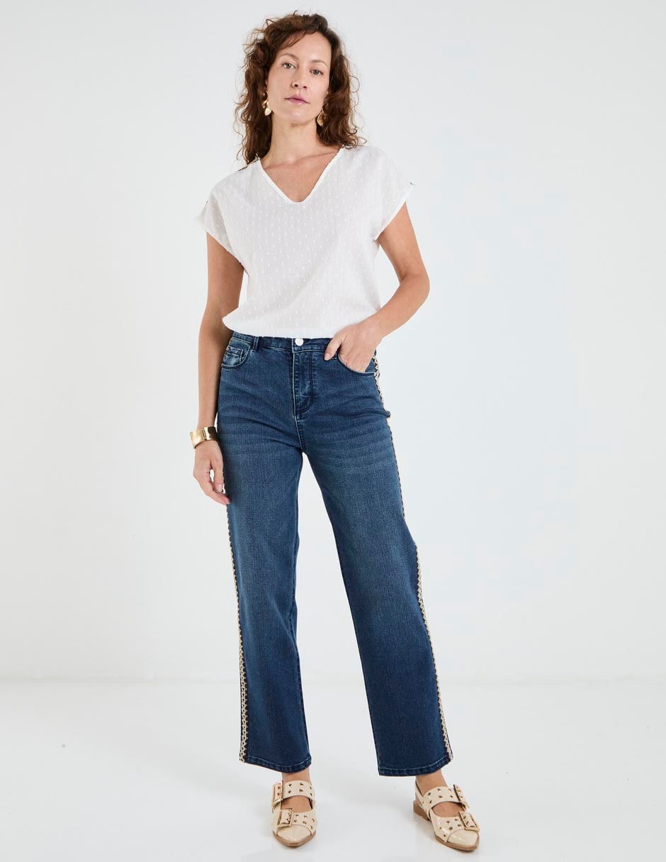 Blusa manga corta para mujer 3