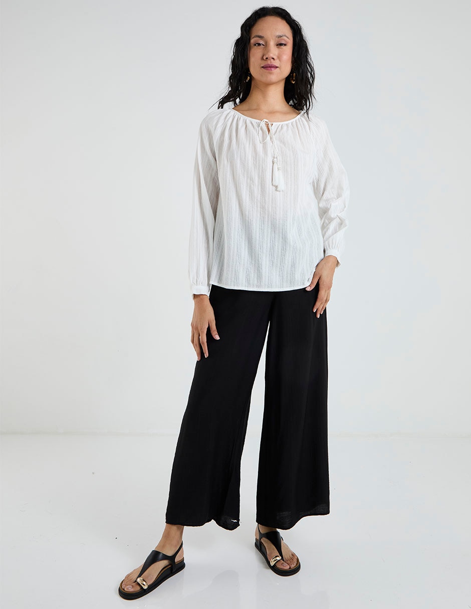 Blusa manga larga para mujer 3