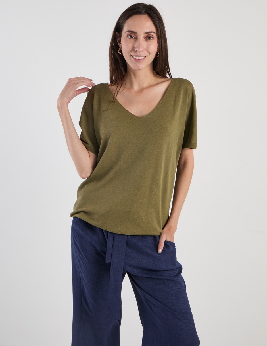 Blusa manga corta para mujer 2