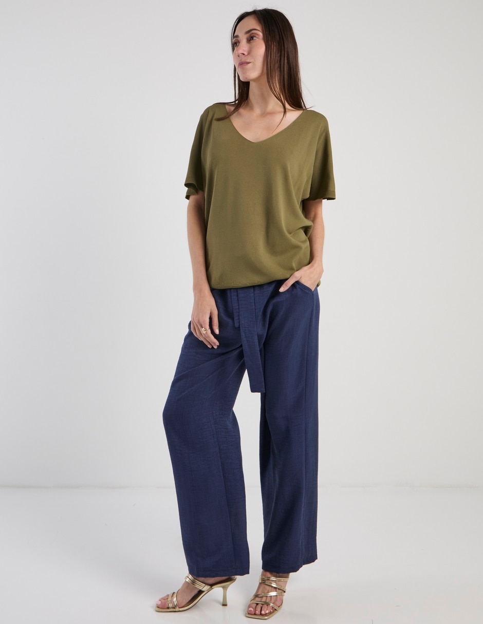 Blusa manga corta para mujer 3