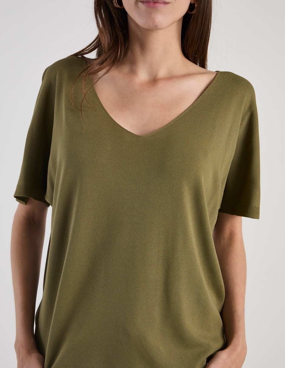 Blusa manga corta para mujer 4