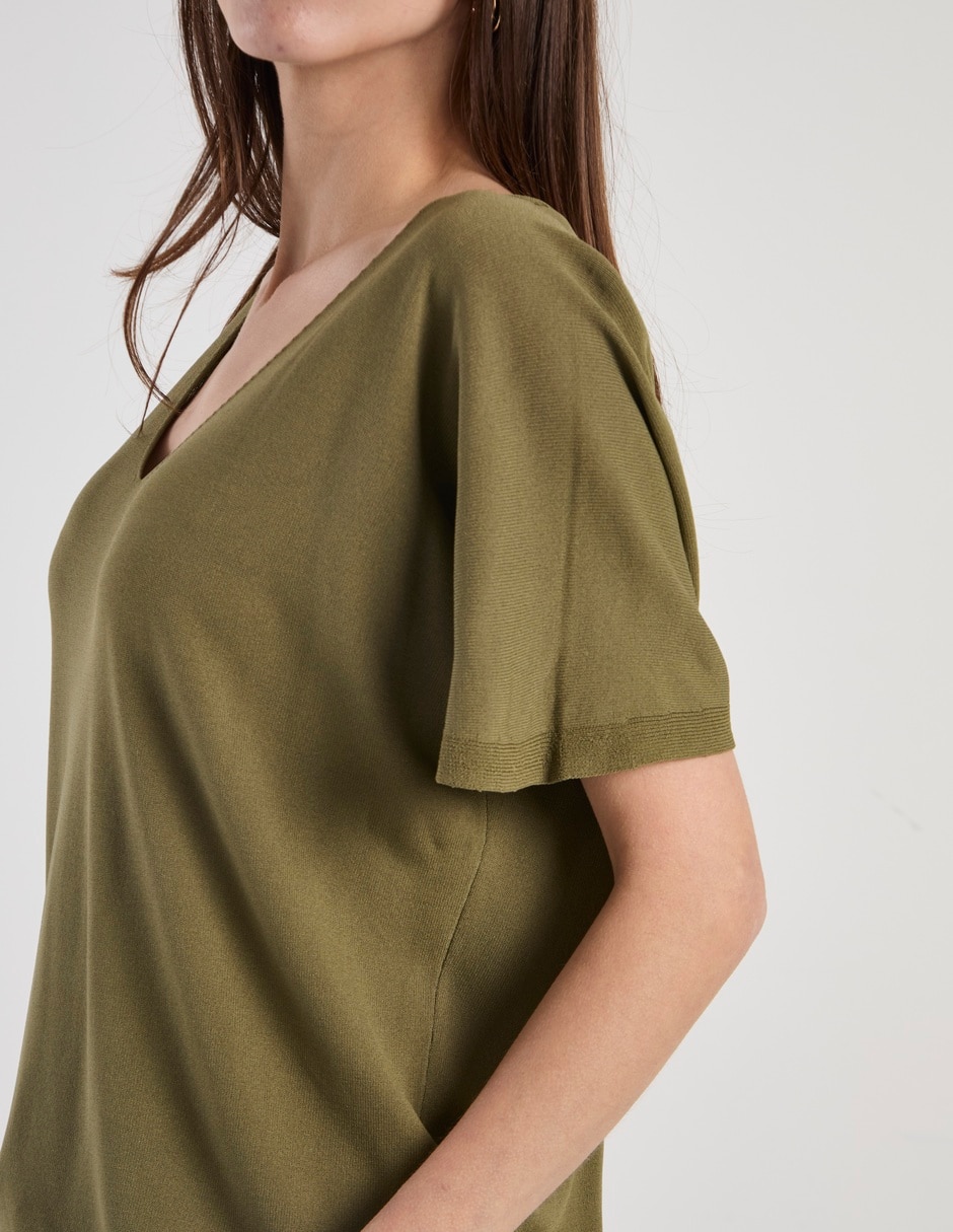 Blusa manga corta para mujer 5