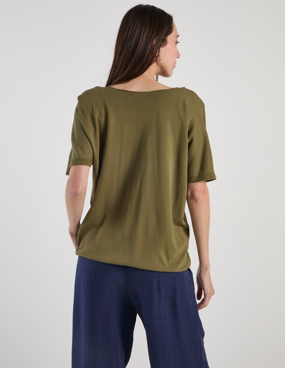 Blusa manga corta para mujer 6