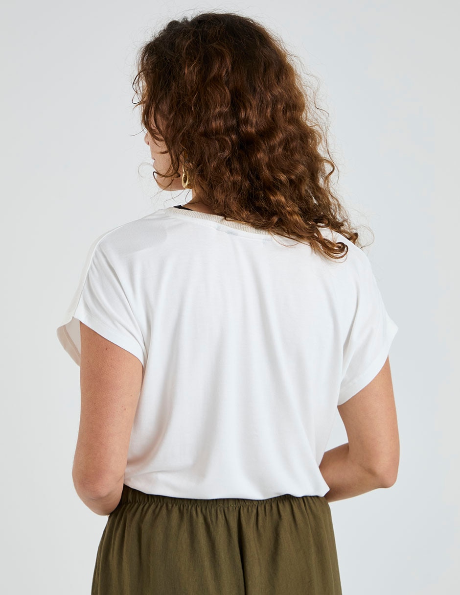 Blusa manga corta para mujer 2