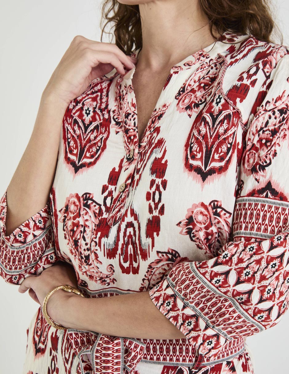 Blusa manga 3/4 para mujer 4