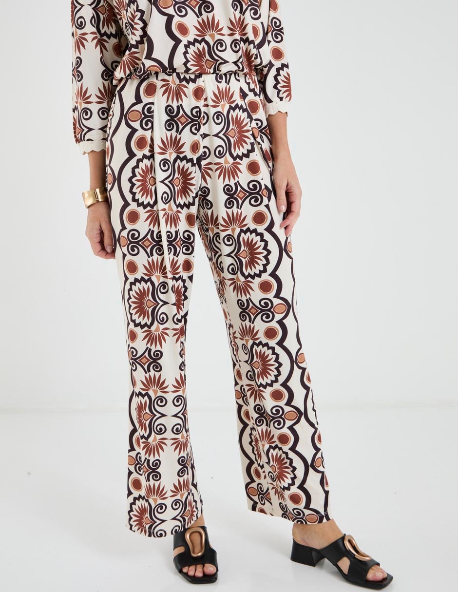 Pantalón relaxed straight para mujer