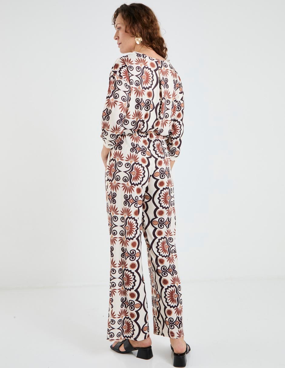Pantalón relaxed straight para mujer 2