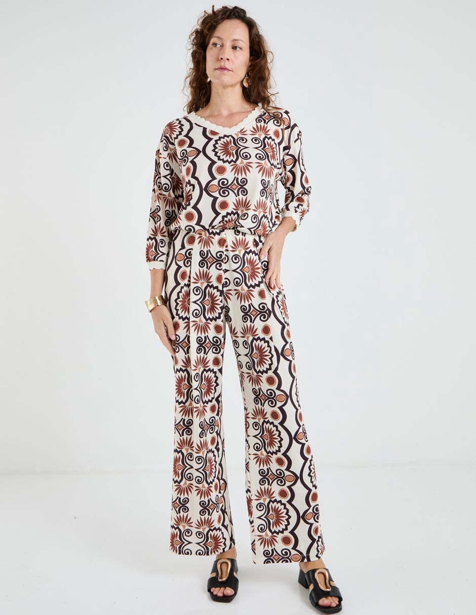 Pantalón relaxed straight para mujer 3