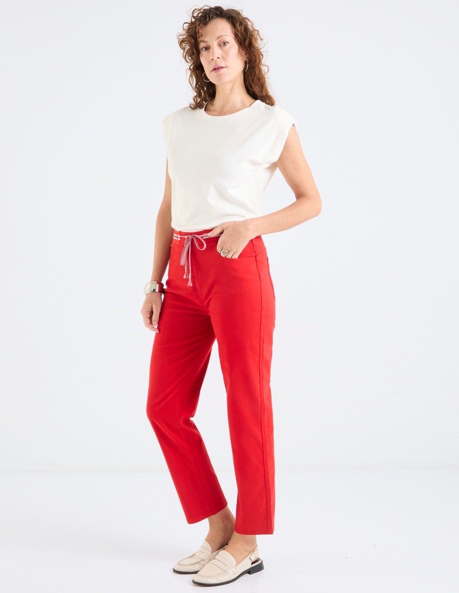 Pantalón straight para mujer 3