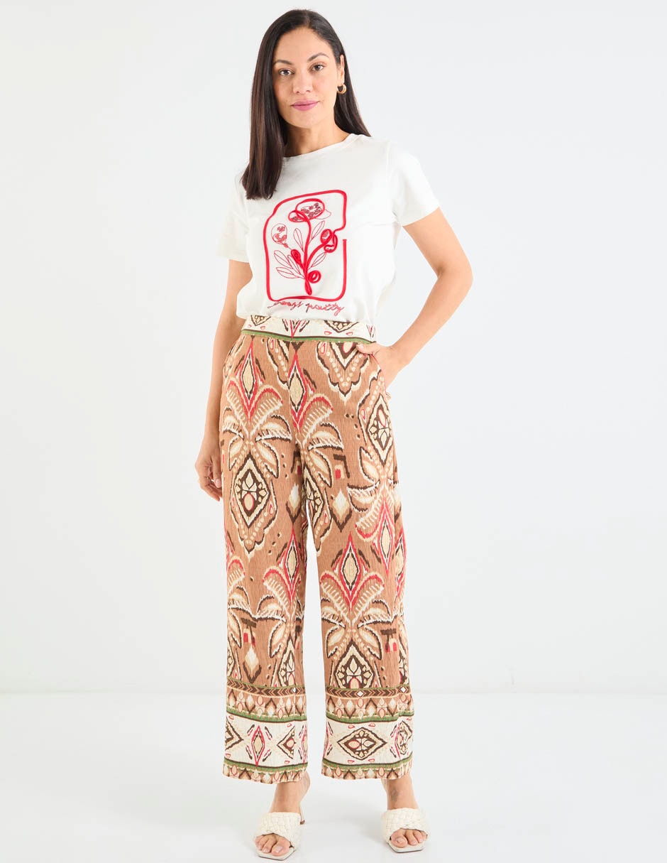 Pantalón relaxed amplio para mujer 2