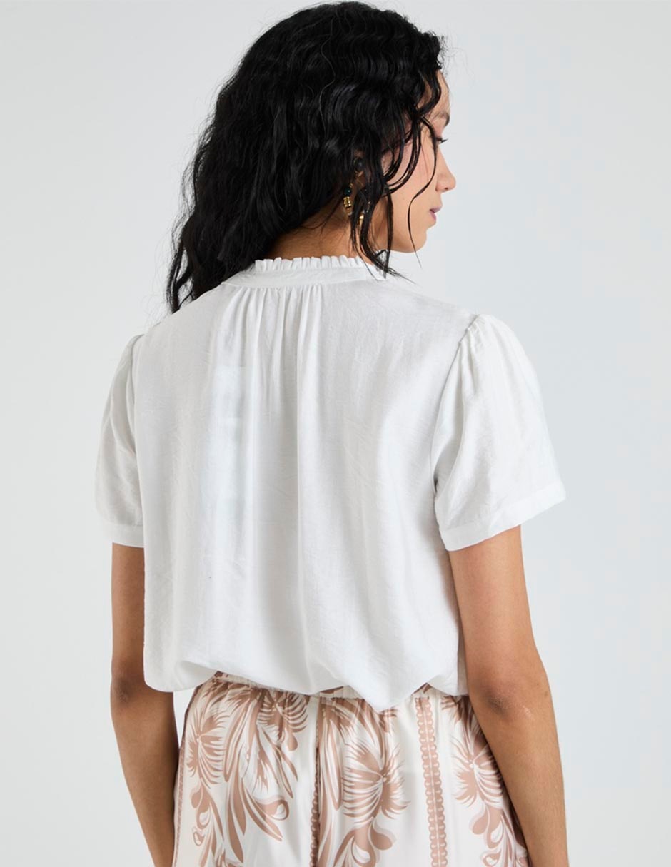 Blusa manga corta para mujer 2