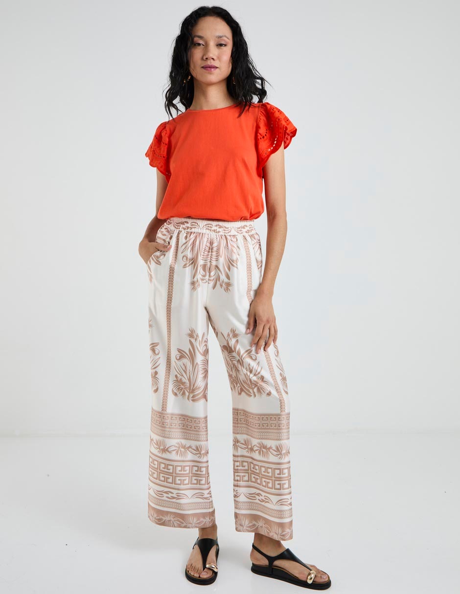 Blusa Lieb manga corta para mujer