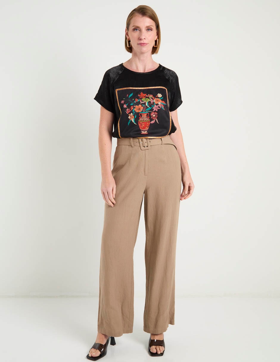 Blusa manga corta para mujer 3