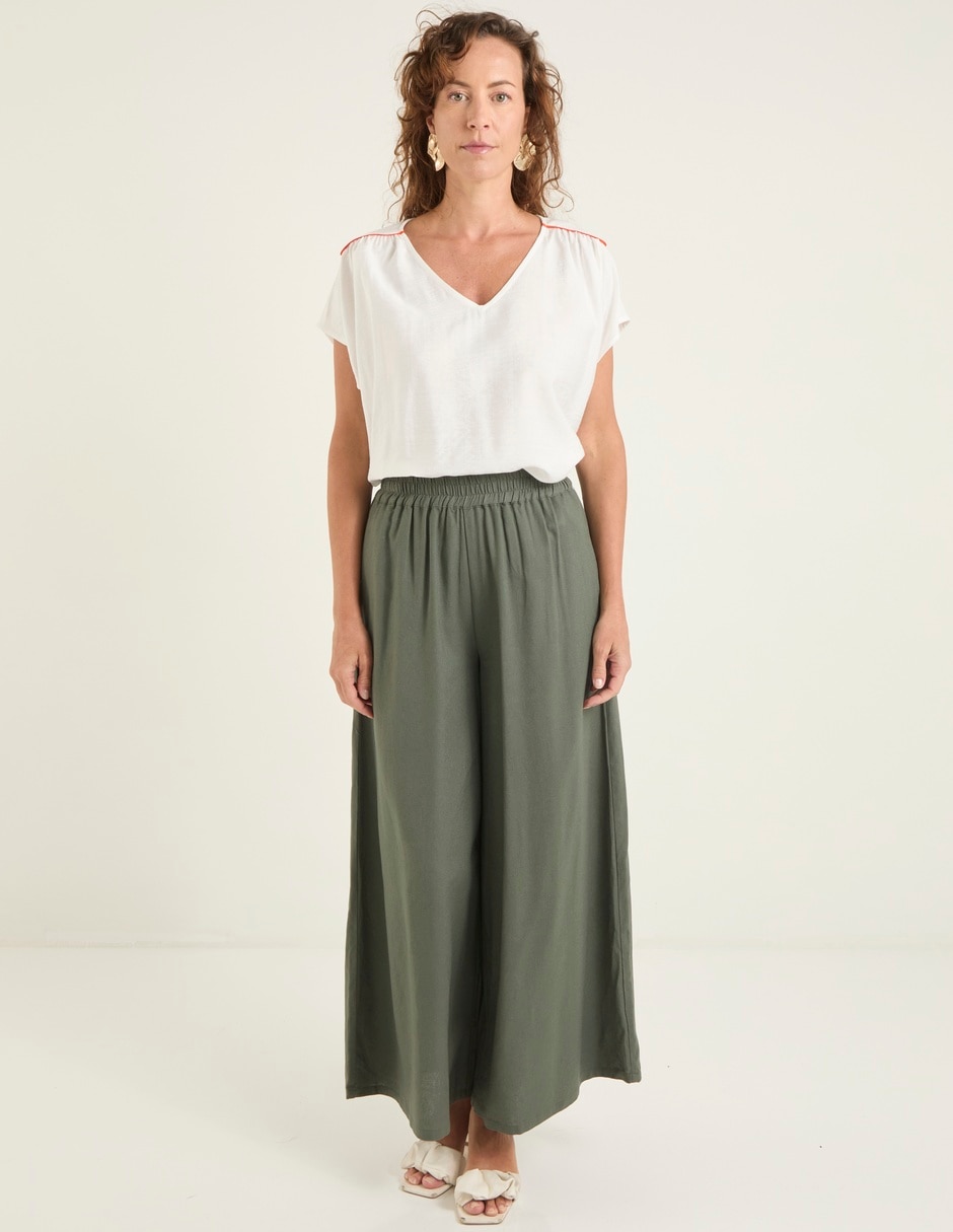 Blusa manga corta para mujer 3