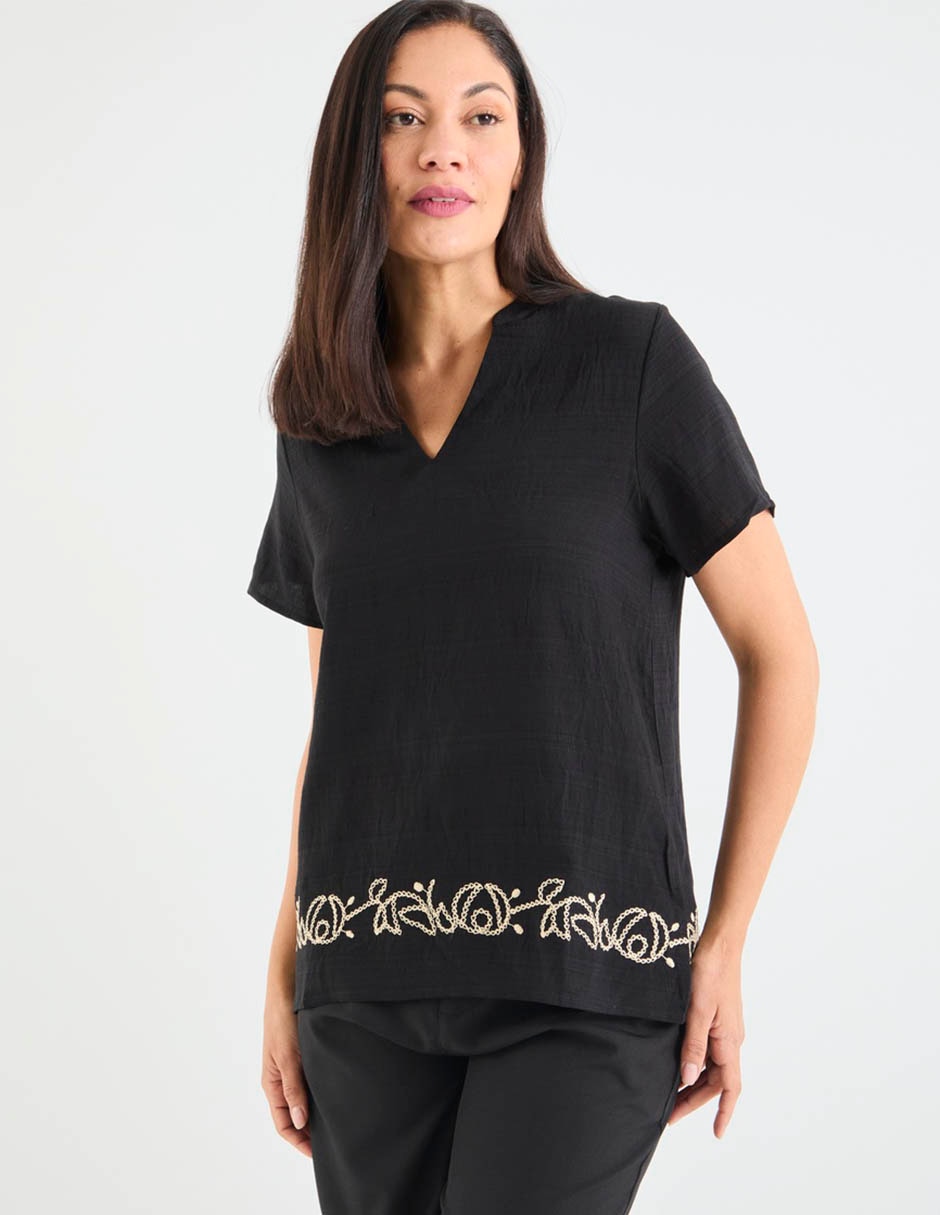 Blusa manga corta para mujer 2