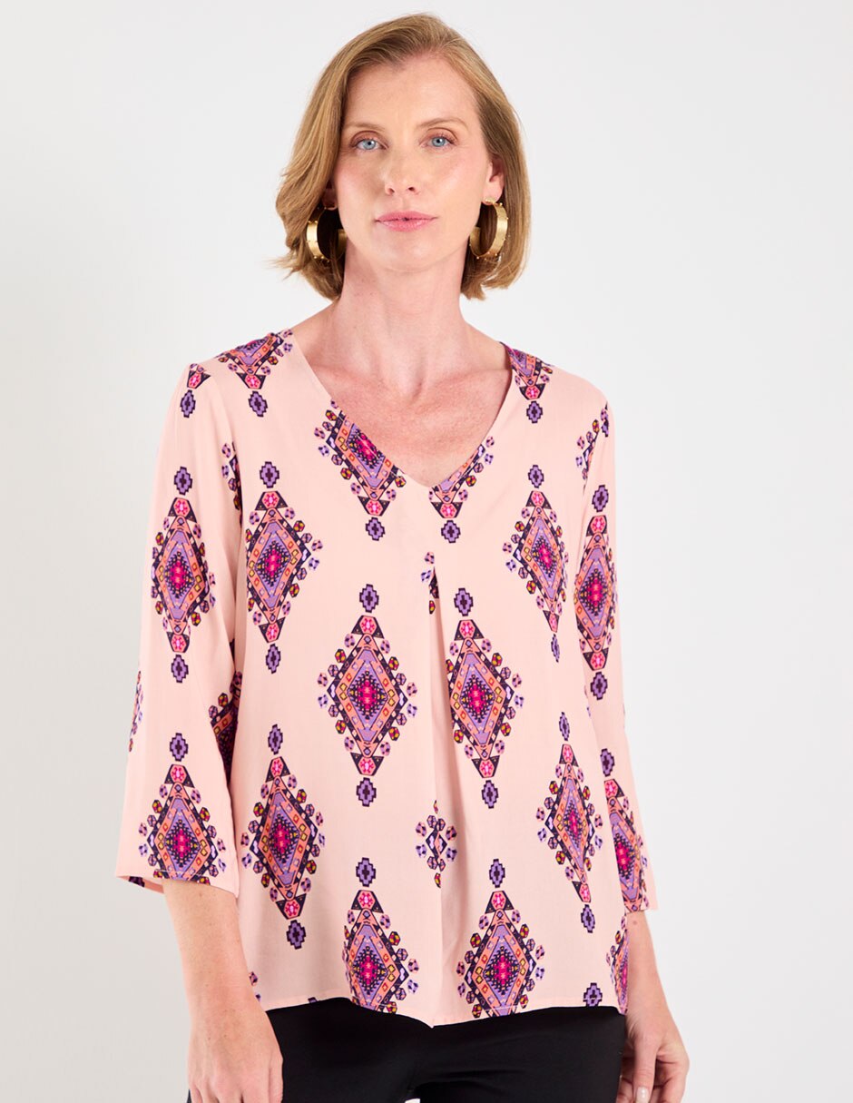 Blusa manga 3/4 para mujer 2