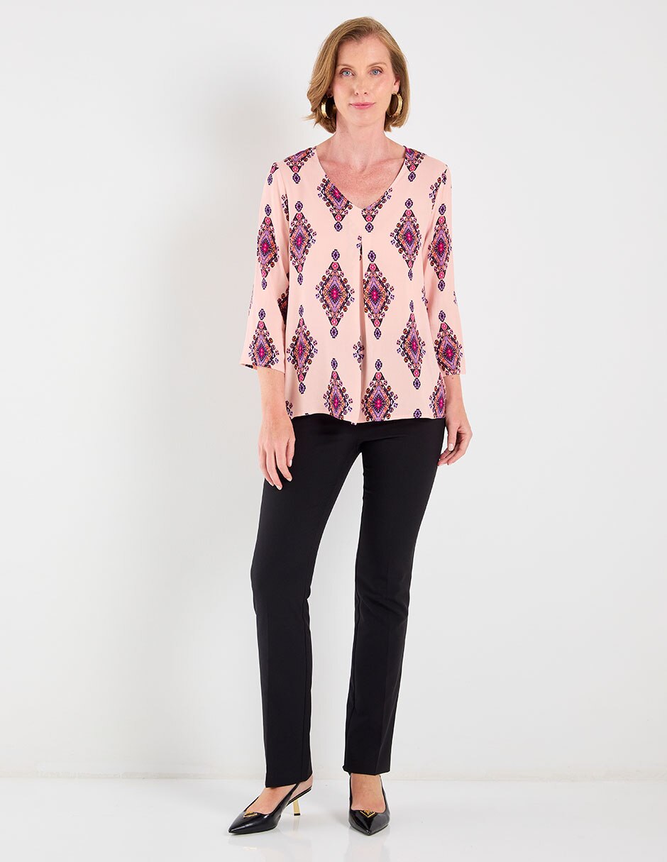 Blusa manga 3/4 para mujer 3