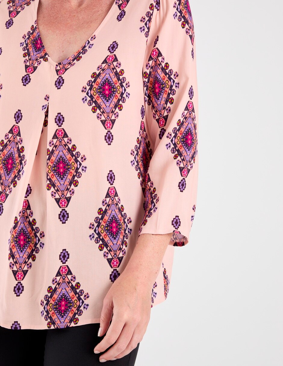 Blusa manga 3/4 para mujer 5
