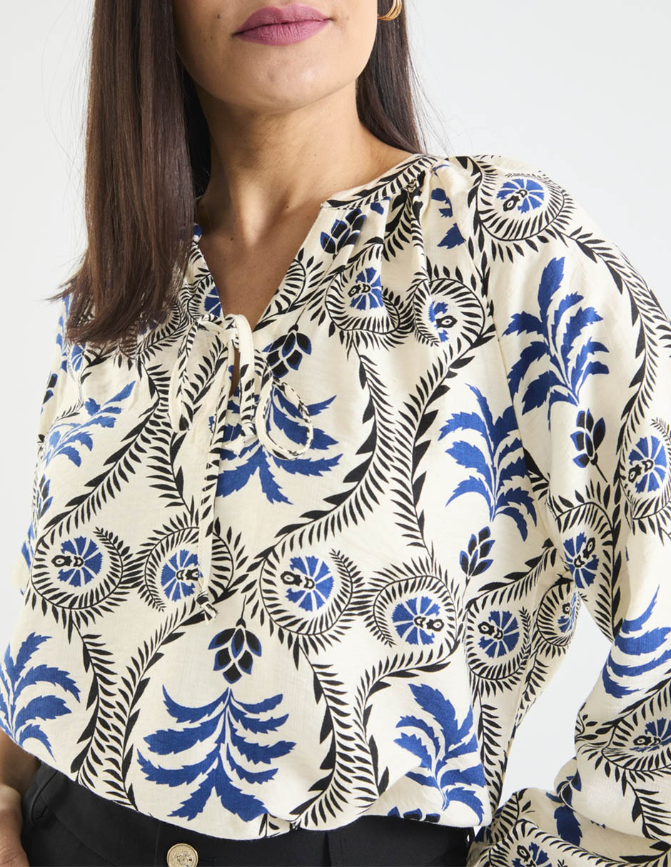 Blusa manga larga para mujer 4