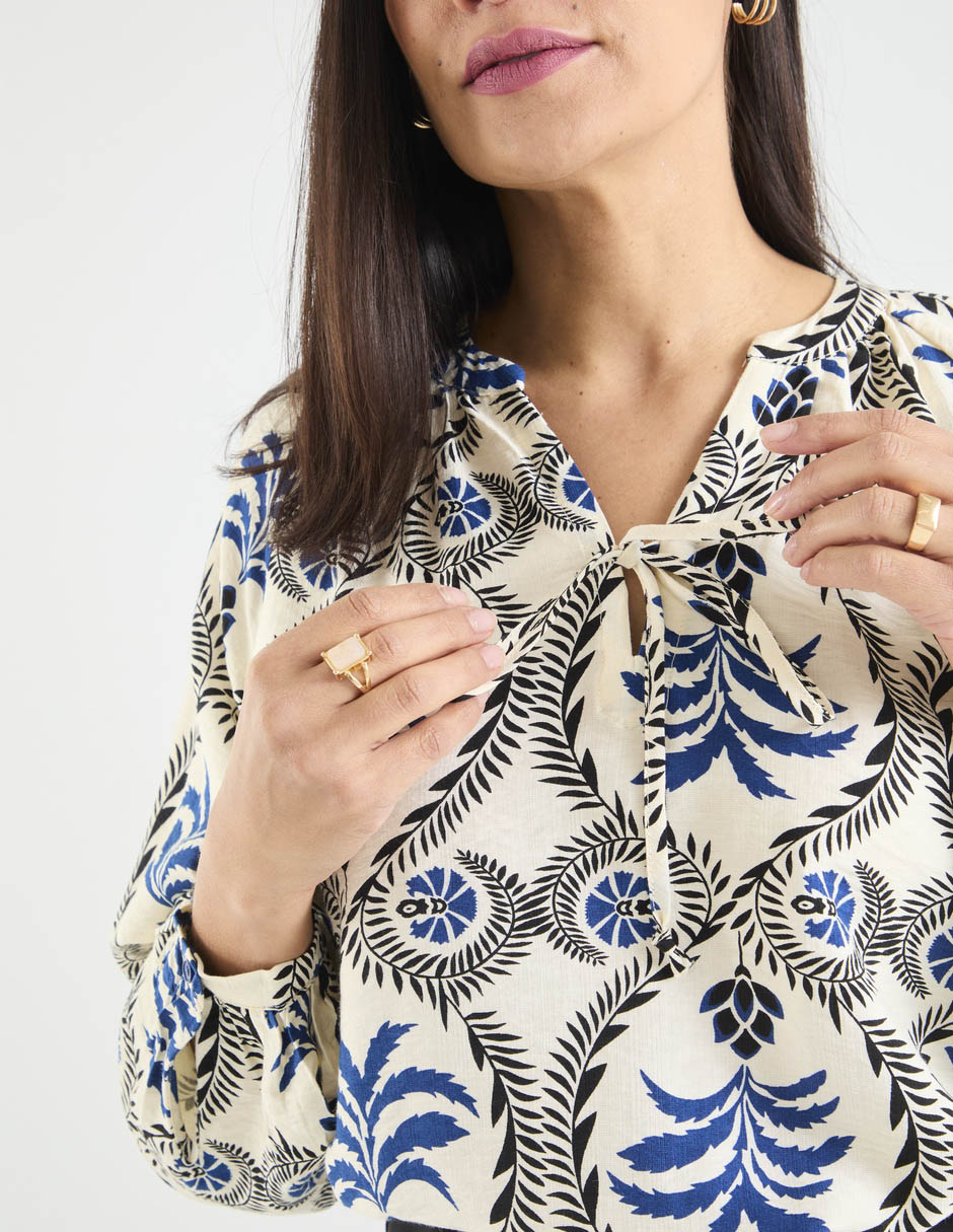 Blusa manga larga para mujer 5