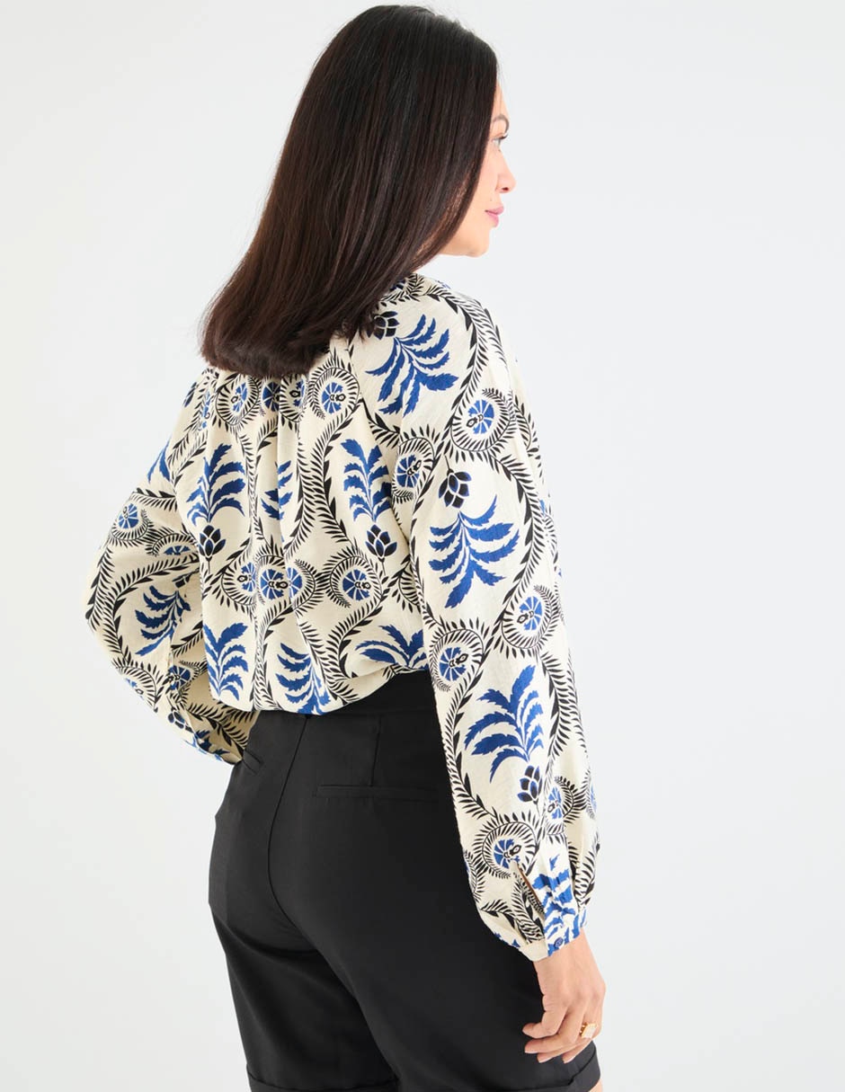 Blusa manga larga para mujer 6