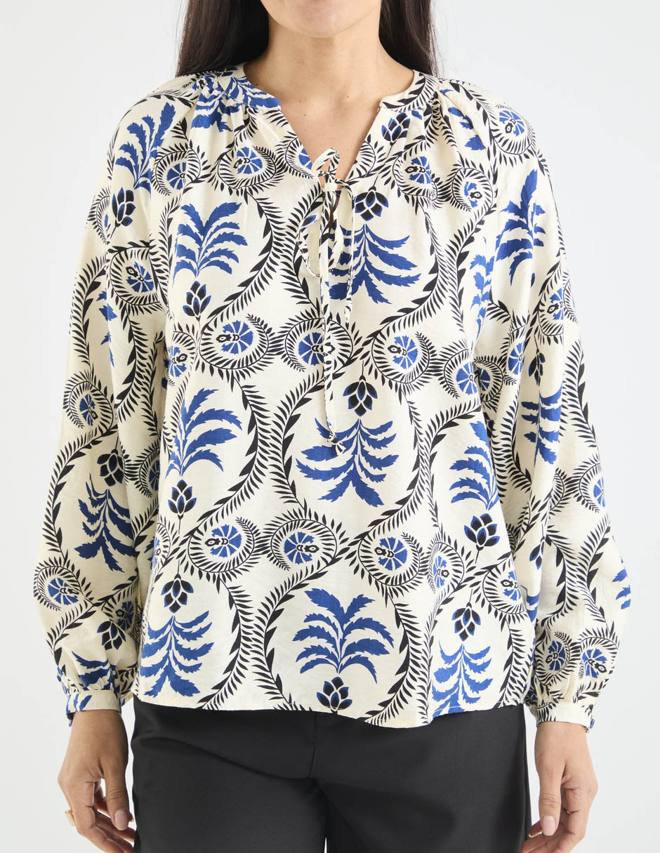 Blusa manga larga para mujer 7