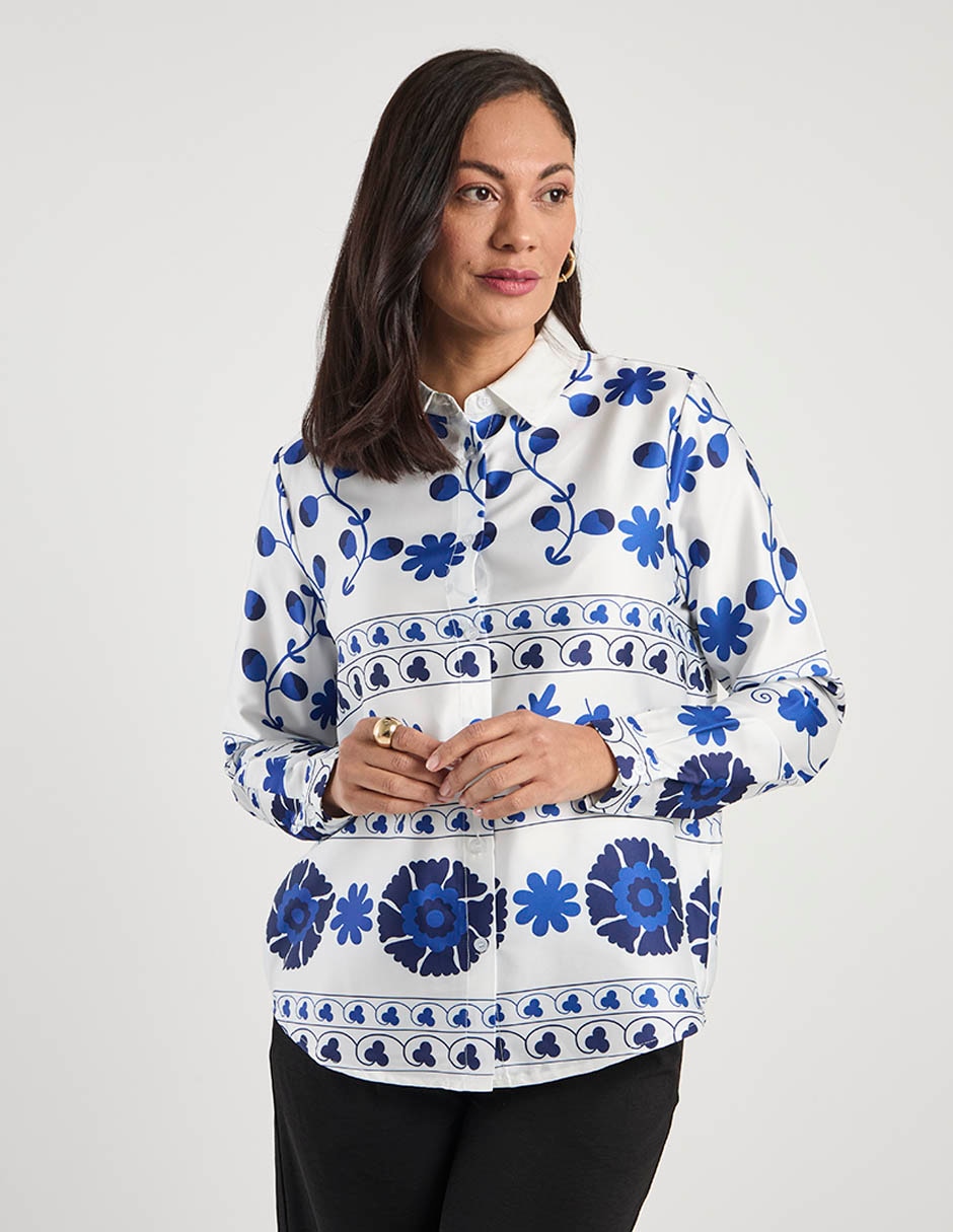 Blusa manga larga para mujer 2