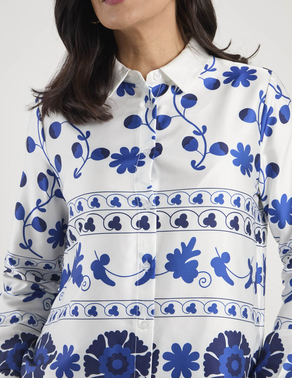 Blusa manga larga para mujer 4