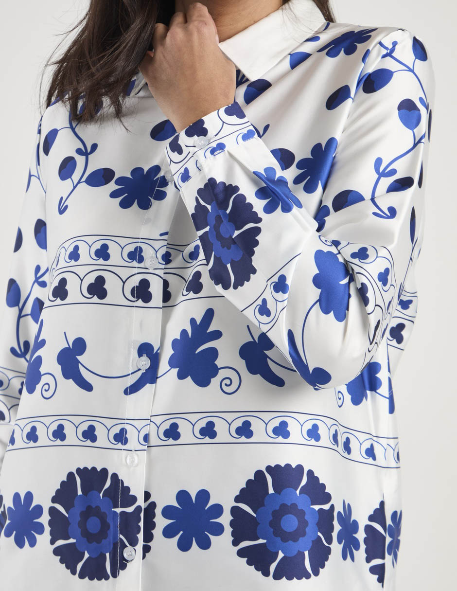 Blusa manga larga para mujer 5
