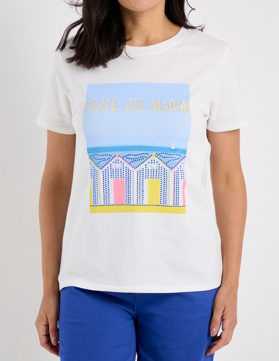 Blusa manga corta para mujer 4