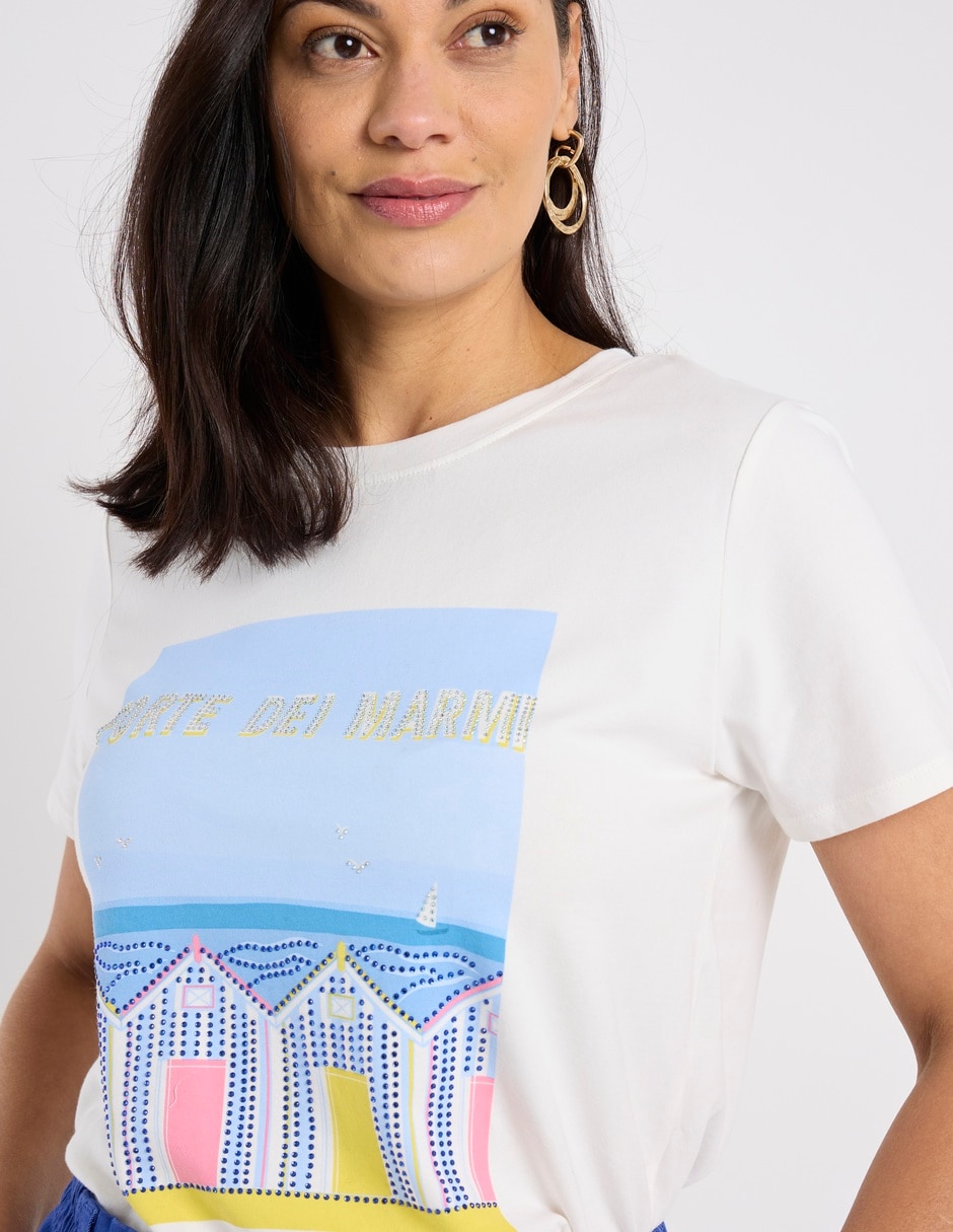 Blusa manga corta para mujer 5