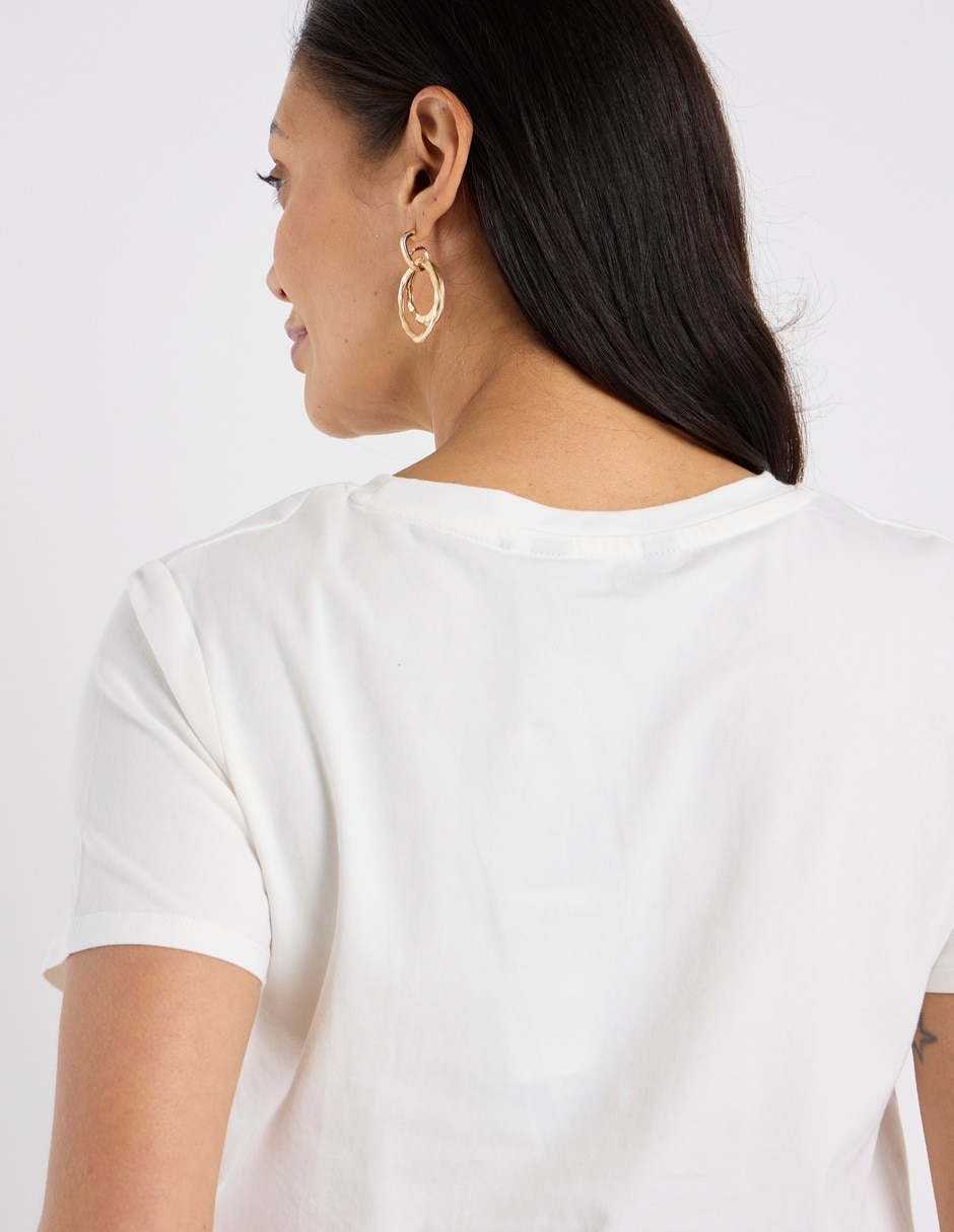 Blusa manga corta para mujer 6