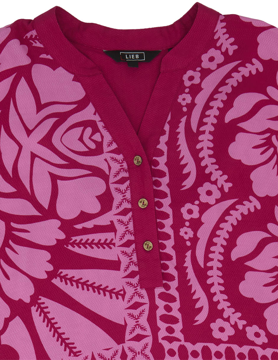 Blusa manga corta para mujer 6