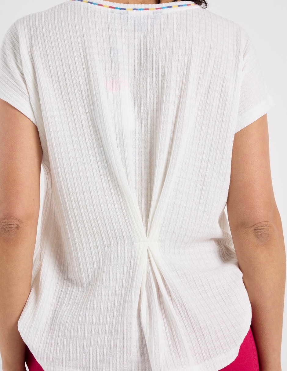 Blusa manga corta para mujer 5