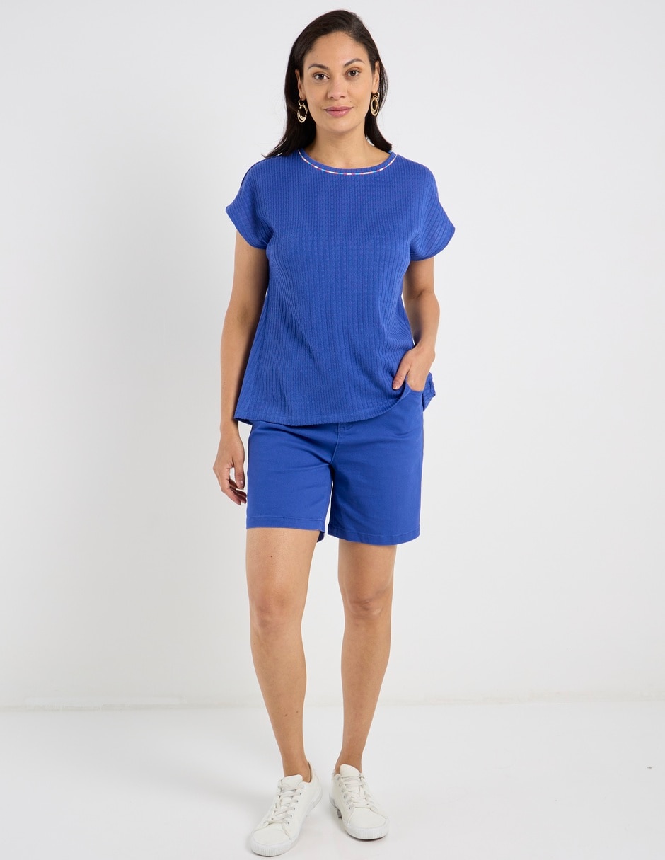 Blusa Lieb manga corta para mujer