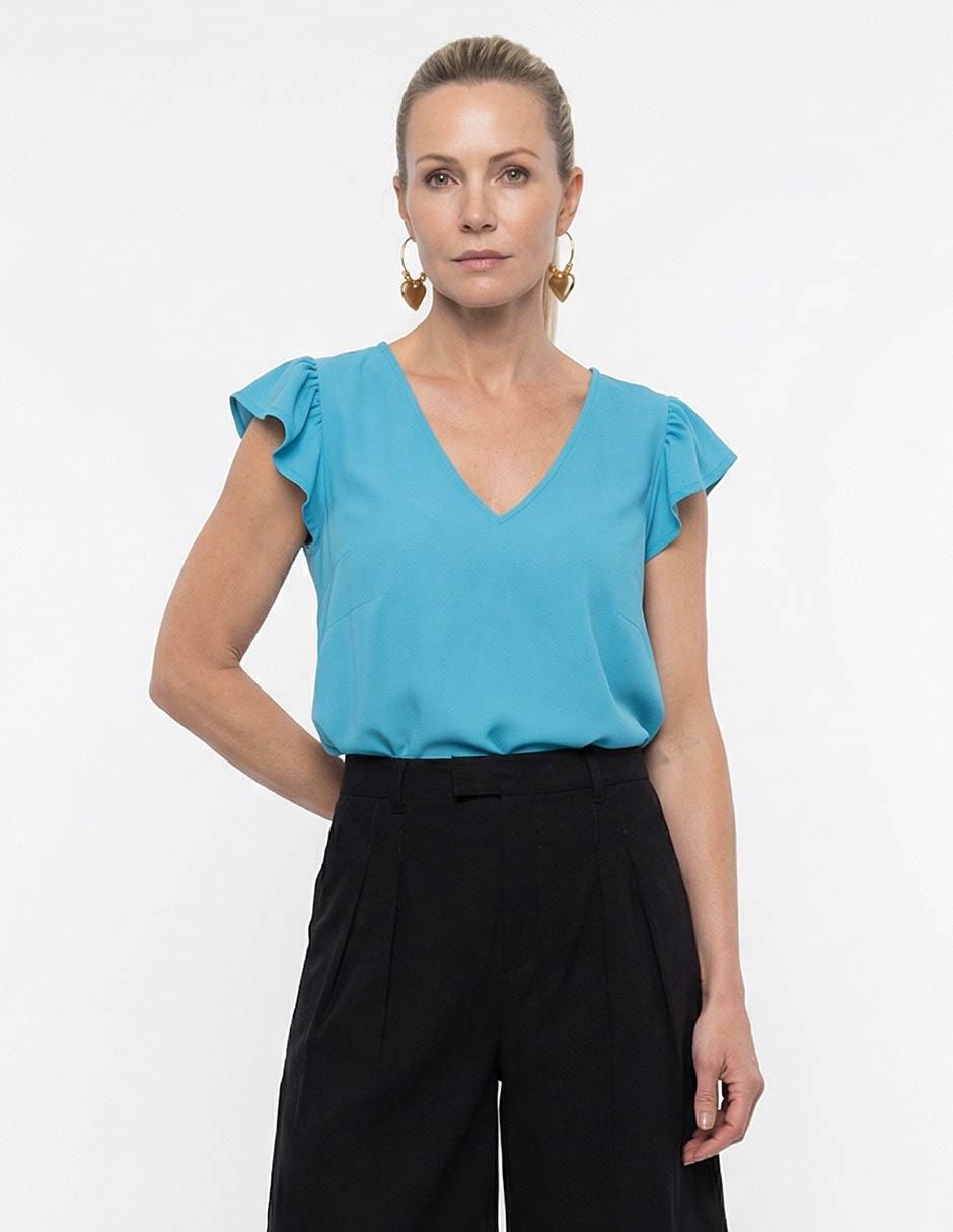 Blusa manga corta para mujer Blusa manga corta para mujer