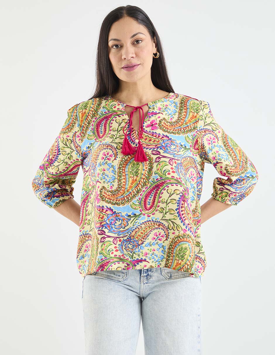Blusa manga 3/4 para mujer 2