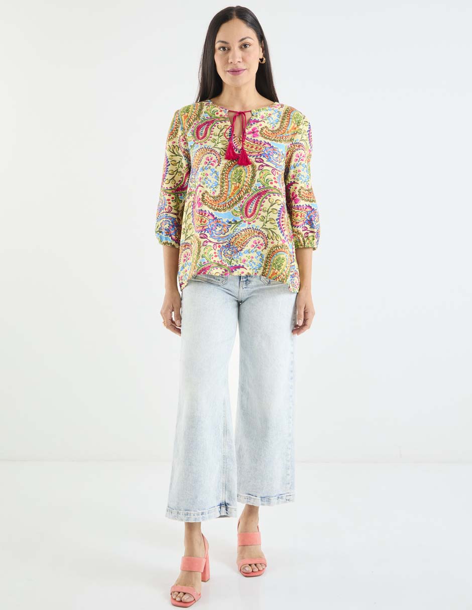 Blusa manga 3/4 para mujer 3