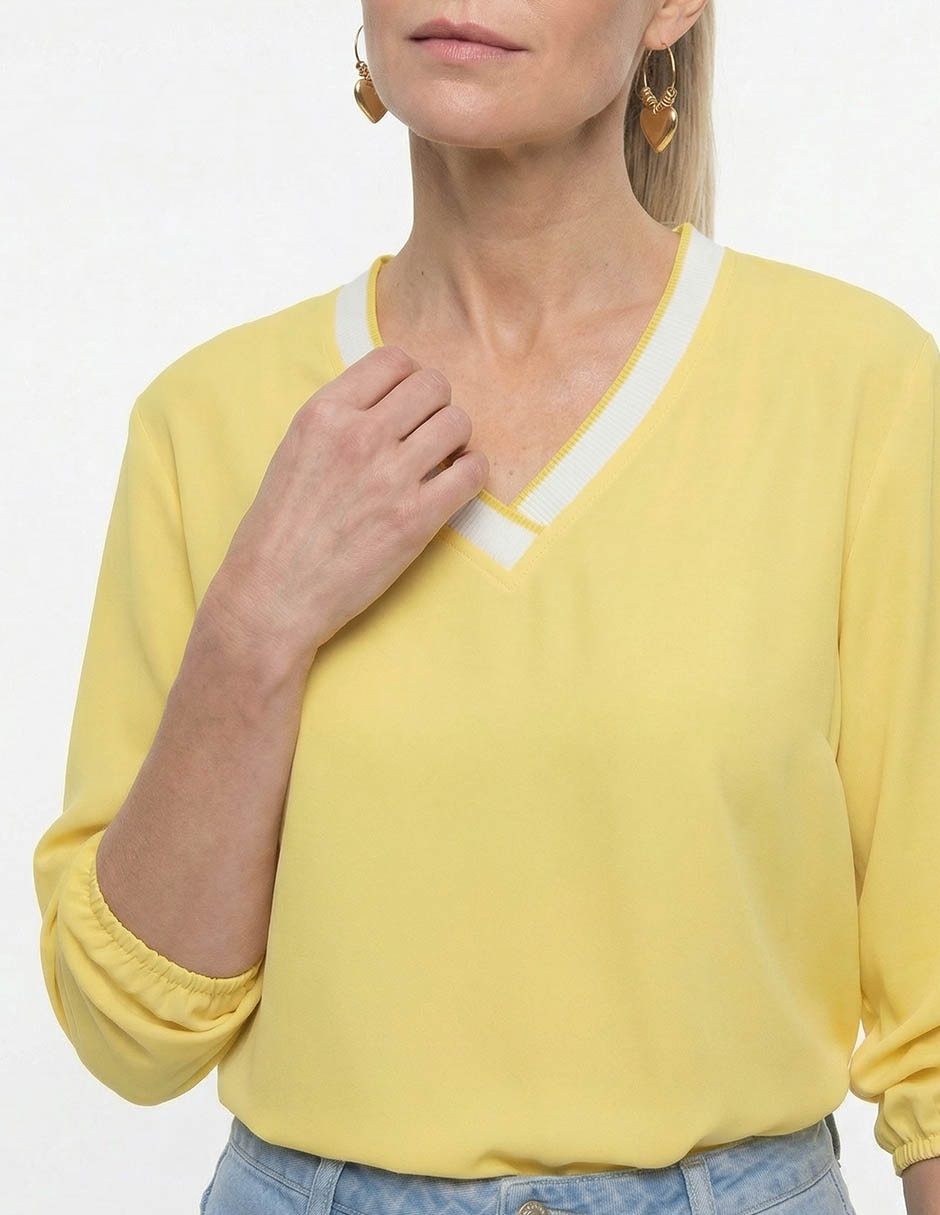 Blusa manga 3/4 para mujer 4